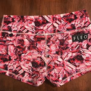 🌹 refracted rose fleo shorts